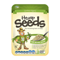 ORGANIC HEMP SEEDS 114g VEGAN FRESH STOCK AUSTRALIA CERTIFIED QUALITY FOODS MAN 