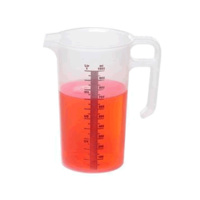 1L MEASURING CUP MLS AND LITRES MEASUREMENTS FOOD GRADE PLASTIC