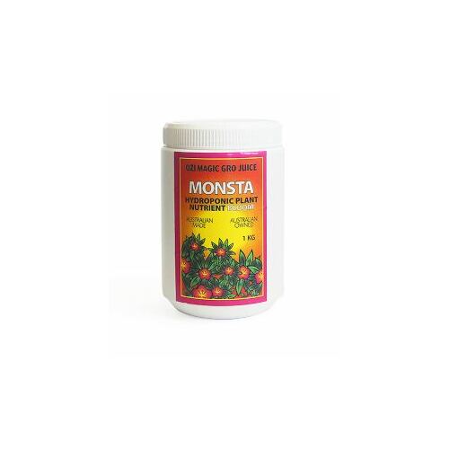 MONSTA BLOOM 1KG ORGANIC HYDROPONIC NUTRIENTS OZI MAGIC FLOWER BLOOM NUTRIENT