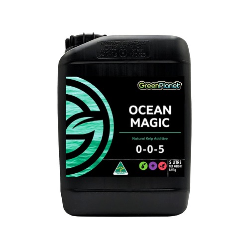 GREEN PLANET OCEAN MAGIC 5L ALANTIC SEA KELP HELPS ENVIRONMENTAL PLANT STRESS